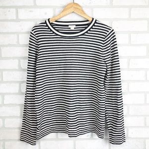 J. Crew Factory Pull Over Sweater Stripe Size M